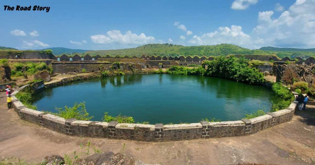 fresh water pond in Murud Janjira Fort